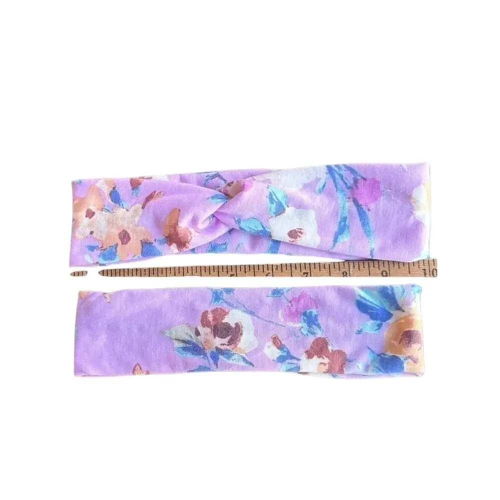 Handmade flower twist headband